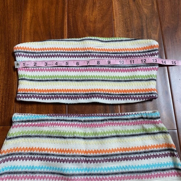 Colorful Striped Two-Piece Set - Picture 4 of 10